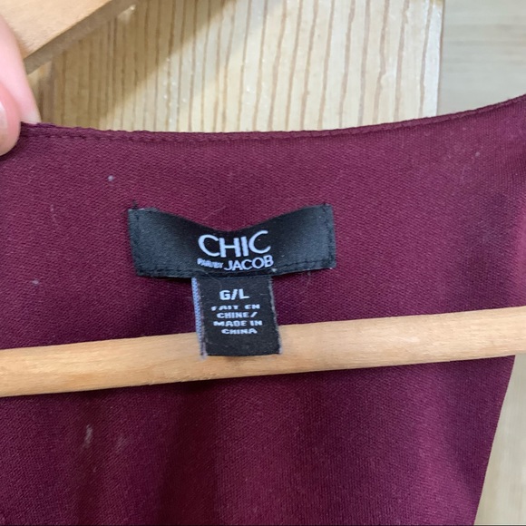 Lace burgundy cami from Dynamite - Picture 4 of 4